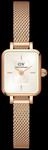 Daniel Wellington DW Uhr Quadro Mini Melrose Champagne 15.4x18.2mm Rose Gold