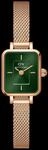 Daniel Wellington DW Uhr Quadro Mini Melrose Emerald 15.4x18.2mm Rose Gold