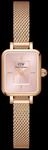 Daniel Wellington DW Uhr Quadro Mini Melrose Blush 15.4x18.2mm Rose Gold