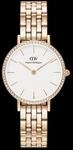Daniel Wellington DW Uhr Petite Lumine Bezel 5-Link Melrose 28mm Rose Gold