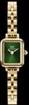 Daniel Wellington DW Uhr Quadro Mini Arch 3-link Emerald Sunray Gold 15.4X18.2mm