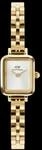 Daniel Wellington DW Uhr Quadro Mini Arch 3-link White Sunray Gold 15.4X18.2mm