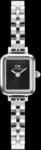Daniel Wellington DW Uhr Quadro Mini Arch 3-link Onyx Sunray Silver 15.4X18.2mm