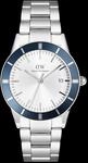 Daniel Wellington DW Uhr Iconic Paradigma Link Blue Bezel Silver 40mm
