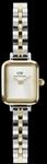 Daniel Wellington DW Uhr Quadro Mini Arch 3-Link Two Tone Gold 15.4x18.2mm