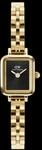 Daniel Wellington DW Uhr Quadro Mini Arch 3-link Onyx Sunray Gold 15.4X18.2mm