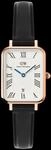 Daniel Wellington DW Uhr Quadro Roman Numerals Date Sheffield Rose Gold 20x26mm