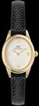 Daniel Wellington DW Uhr Ophelia Mini Black Lizard White Guilloch&eacute; Gold 22x25.5mm
