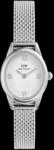 Daniel Wellington DW Uhr Ophelia Mini Mesh White Silver 22x25,5mm
