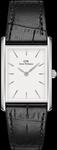 Daniel Wellington DW Uhr Bound Black Crocodile Silver 24x35mm