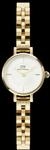 Daniel Wellington DW Uhr Petite Mini Arch 3-link White Gold 19mm