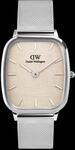 Daniel Wellington DW Uhr Marlon Sterling Linen 32x36,3mm Silver
