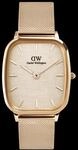 Daniel Wellington DW Uhr Marlon Melrose Linen 32x36,3mm Rose Gold