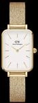 Daniel Wellington DW Uhr Quadro Pressed Evergold 20x26mm Gold