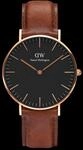 Daniel Wellington DW Uhr Classic St Mawes Black Rose Gold 36mm