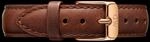 Daniel Wellington DW Armband Leather St Mawes 18mm Rose Gold