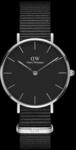 Daniel Wellington DW Uhr Petite Cornwall Black Silver 32mm
