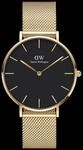 Daniel Wellington DW Uhr Petite Evergold Black 36mm Gold