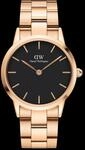 Daniel Wellington DW Uhr Iconic Link Black Rose Gold 28mm