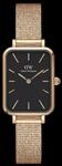 Daniel Wellington DW Uhr Quadro Pressed Melrose Black 20x26mm Rose Gold
