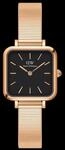 Daniel Wellington DW Uhr Quadro Studio Black Rose Gold 22x22mm