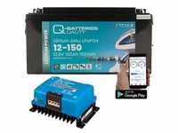 Q-Batteries LiFePO4 12,8V 150 Ah mit Victron Orion-Tr Smart 12/12-30A...