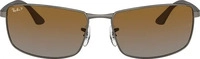 Ray-Ban ebd000004606, Ray-Ban 8053672303681 Gunmetal/black, Size: Large male