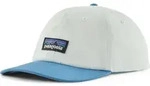 Patagonia P-6 Label Trad Cap birch white w shore blue