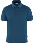 Fj&auml;llr&auml;ven Crowley Pique Herren Kurzarm Poloshirt uncle blue M