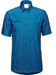 Mammut Lenni Shirt Herren Kurzarmhemd deep ice-marine S