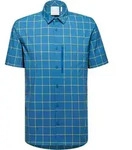 Mammut Mountain Shirt Herren Kurzarmhemd deep ice-highlime S