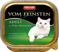 Katzenfutter, Animonda vom Feinsten Adult, Pute und Kaninchen, 100g...