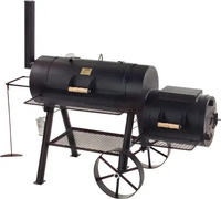 Joe's Barbeque Smoker 16" Texas Classic Lokomotive R&uuml;cksendung 14 Tage...