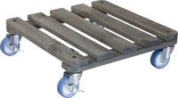 Wagner Multi Pflanzenroller anthrazit, Kiefernholz lasiert, ca. 40x40 cm...