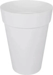 Elho Pflanzgef&auml;&szlig; 'Loft Urban round high 35', wei&szlig;, ca. &Oslash; 33,5 x H 45,3 cm