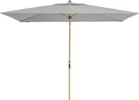 Doppler Kurbelschirm 'Alu-Wood Ultra', natur, ca. 300 x 200 cm R&uuml;cksendung 14 Tage