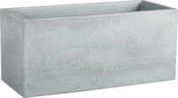 Scheurich Pflanzgef&auml;&szlig; 'C-Cube Long', Stony Grey, ca. 59 x 25 x H 26,5 cm