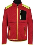 K&Uuml;BLER FOREST Strickjacke Light rot/warngelb XS - 1550 6335-5634-XS - rot/warngelb