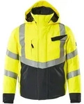 MASCOT Herren Hastings Winterjacke SAFE SUPREME Hi-vis Gelb / Schwarzblau 4XL -