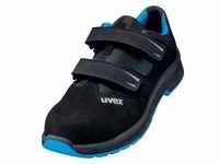 uvex 2 trend Sicherheitsschuh Sandalen S1, blau/schwarz 10 39 - 6936739 -