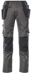 MASCOT Kassel Hose mit H&auml;ngetaschen UNIQUE Dunkelanthrazit / Schwarz 50 -