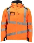 MASCOT Herren Winterjacke ACCELERATE SAFE Hi-vis Orange / Schwarzblau XXL -
