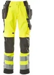 MASCOT Wigan Hose mit H&auml;ngetaschen SAFE SUPREME Hi-vis Gelb / Dunkelanthrazit...