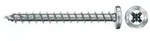 Fischer Spanplattenschraube 4,5x50 PowerFast FPF II PZF BC, Panhead,...