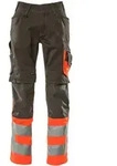MASCOT Leeds Hose mit Knietaschen SAFE SUPREME Dunkelanthrazit / Hi-vis Rot 54 -