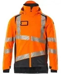 MASCOT Herren Winterjacke ACCELERATE SAFE Hi-vis Orange / Schwarzblau XXL -