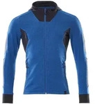 MASCOT Herren Kapuzensweatshirt mit Rei&szlig;verschluss ACCELERATE Azurblau /...