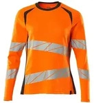 MASCOT Damen Langarmshirt Hi-vis Orange / Dunkelanthrazit XXL -...