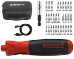 Wiha E-Schraubendreher speedE PocketDrive mit Bitbox und Tasche - 45791