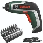 Bosch Akku-Schrauber IXO 7 Bit-Set + 32-teiliges Schrauberbit-Set - 06039E000B
